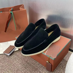 Mocasines Clásicos de Estilo Británico para Hombre, de Gamuza, Cuero Genuino, Moda Casual, para Conducir al Aire Libre, Sin Cordones, Transpirables y Ligeros - Product Image 3
