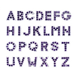 Crystal Alphabet <b>Letters</b> A-Z Pet Collar Charms for Dogs Hair <b>Ornaments</b> Personalized All Seasons - Product Image 4