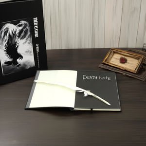 Longorgeous grand A5 mort cahier Journal nouvelle école cahier d'écriture avec plume et collier de mort mode Anime - Product Image 3