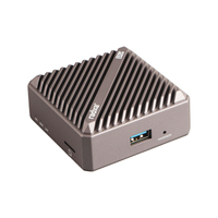 Ruisha Radxa E52C RK3582 cangkang logam campuran aluminium, Port Ethernet ganda 2.5G Gateway WiFi untuk pembuangan panas