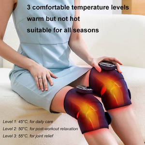 2026 New Versatile Knee Massager Adjustable <b>Heat</b> Vibration-<b>USB</b> Rechargeable ABS Material 2000mAh Battery Timing Control Knees - Product Image 3