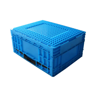530*410*240mm resistente respetuoso con el medio ambiente plástico reutilizable PP caja de rotación plegable caja encajable sólida - Product Image 2