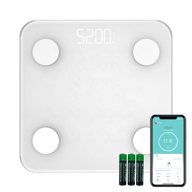 Smart Electronic Digital Bathroom Scales 180kg 396lb Human Weight Scale With Body Fat