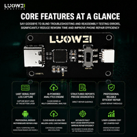 Detector de Errores LUOWEI LW-FAT, Analizador Inteligente de Placas Base, Herramienta de Captura de Registro UART para Kit de Diagnóstico y Reparación de Teléfonos AD