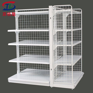 Hochwertige Supermarkt Regal Metall Display Rack Gondel Draht geflecht Kosmetik Shop Regale Shop Armaturen Preis - Product Image 1