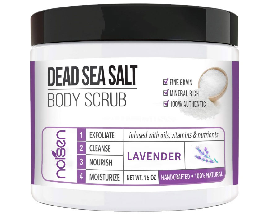 Hot Selling Private Label Organic Pigmentation Correctors DEAD SEA SALT Deep Cleansing Body Scrub