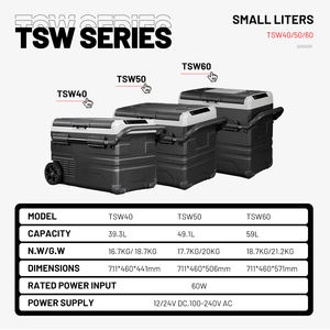 <span class=keywords><strong>Alpicool</strong></span> TSW 50L DC 12V Voiture Glacière 24v Compresseur Portable Camping Voiture Réfrigérateur Mini Réfrigérateur Pour Camion - Product Image 4