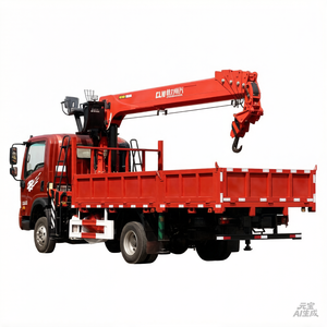 <span class=keywords><strong>Grue</strong></span> mobile montée sur <span class=keywords><strong>camion</strong></span> léger Sinotruk |   Équipé d'une <span class=keywords><strong>grue</strong></span> CLW de 7 tonnes |   Personnalisable avec d'autres marques - Product Image 2