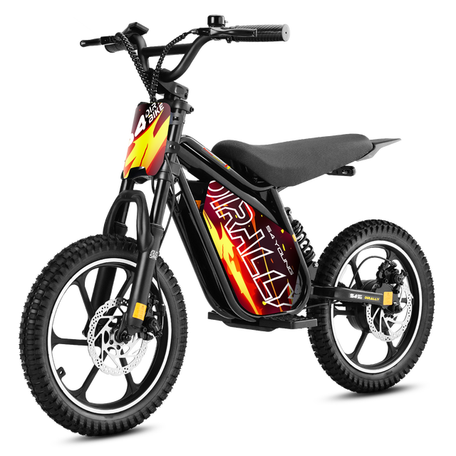 Electric Dirt Bike for Kids 15 Years Old 16 Inch 36V 250W Motor High Performance 25KMH Road Experience 24-28 Miles Range IPX4