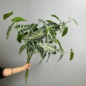 Plantas Artificiales, Ramo Decorativo para Jardín, Decoración de Oficina, Decoración del Hogar, Flor Artificial de Plástico Personalizable - Product Image 5
