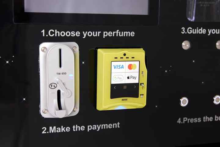 Custom Floral Perfume Vending Machine with Card Reader & Touchscreen - OEM