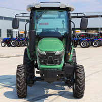 Envío gratis Mini tractores agrícolas baratos con máquina de cargador frontal Tractor de marcha atrás con arado de disco Tractor 4x4