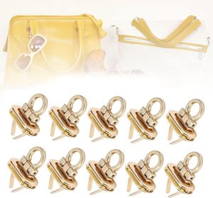 Hardware Lock Buckle PCS Turn Lock Clasp <b>Purse</b> Closure Locks Lock Fastener For DIY Handbag - Product Image 3