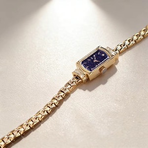 Reloj de Mujer de Alta Gama, Estilo Artístico Retro, Movimiento de Cuarzo, Rectangular, Exquisito, Ligero y de Lujo - Product Image 2
