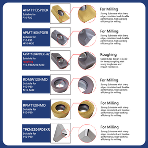 Zhuzhou CNC gia công chèn <span class=keywords><strong>tpkn</strong></span> thức ăn cao công cụ CNC phay cắt carbide chèn cho thép không gỉ và thép - Product Image 4
