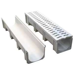 Canal <span class=keywords><strong>de</strong></span> Drenaje <span class=keywords><strong>de</strong></span> Fibra <span class=keywords><strong>de</strong></span> Vidrio FRP Fácil <span class=keywords><strong>de</strong></span> Instalar con Servicio <span class=keywords><strong>de</strong></span> Corte - Sistema <span class=keywords><strong>de</strong></span> Drenaje Subterráneo y para Jardines - Product Image 1