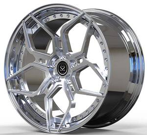 Jantes en alliage forgé 2 pièces de 19 et 20 pouces, polies et brossées pour <span class=keywords><strong>Lamborghini</strong></span> - Product Image 4