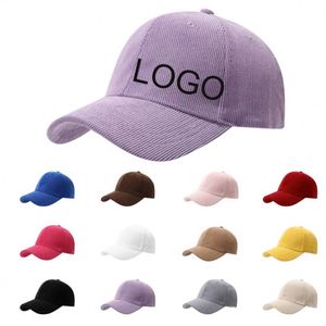 Custom Oxford Poplin Dobby Corduroy Baseball Cap Adjustable Curved Brim Outdoor Sports Hat with Leopard/Fruit Dot Pattern - Product Image 1