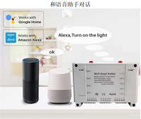 Module relais Wifi Tuya 10a, commutateur sans fil 4CH, application Smartlife, télécommande, minuterie intelligente pour maison intelligente avec Alexa Google Home