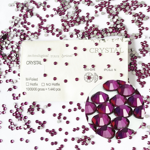 Yantuo SS20 плоская задняя ногтевой камень фуксия розовое золото стразы и стекло свободные свадебные туфли со стразами Одежда 2 сумки со стразами - Product Image 4