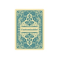 Cartes à jouer en plastique personnalisées avec logo de marque, imperméables et lavables, jeu de cartes de poker pour les voyages en plein air