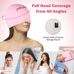Gorro de Terapia para Migrañas Pakcare Reutilizable, Frío y Calor, con Gel, Cobertura Completa, Cómodo, Color y Logotipo Personalizables - Product Image 2