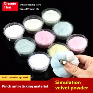 Polvo de felpa de silicona para apretar Pata de Gato Unisex, polvo de <span class=keywords><strong>Mochi</strong></span> antiadherente realista, copos de coco divertidos DIY, juguetes para apretar - Product Image 2
