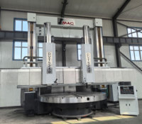 Haute précision automatique robuste Double colonne simple 2 axes CNC tour à tourelle verticale nouvel état composants de base engrenage