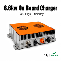 Chargeur embarqué pour véhicule électrique 6,6 kW, sortie 360 V, 24 V-700 V, refroidissement par air, avec communication CAN