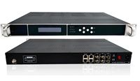 Modulateur DVB-T DMB-5100E à 3 ports GigE, entrée IP UDP RTP vers 16, 24 ou 32 sorties pour système de câble coaxial numérique
