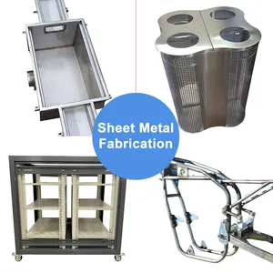 OEM heavy duty industrial aço inoxidável/suporte do metal personalizado chapa metálica foto cabine shell processamento de chapa de alumínio