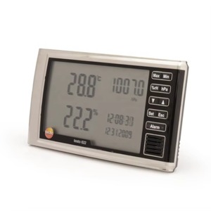 เครื่องวัดอุณหภูมิและความชื้นแบบดั้งเดิมของเยอรมนี Testo 622 สำหรับตรวจสอบอากาศรอบข้างเพื่อการใช้งานในห้องปฏิบัติการ หมายเลขสั่งซื้อ 0560 6220 - Product Image 3