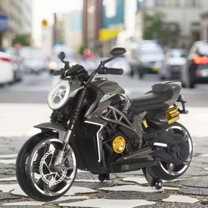 Motocicleta de coche eléctrico para niños de 12V, venta de fábrica, motocicleta de 2 ruedas de gran tamaño con pilas para niños - Product Image 3