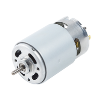 Moteur CC 550 à aimant permanent, à balais, IP55, 2000-25000 tr/min, prix réduit, vente directe usine, micromoteurs pour balayeuses