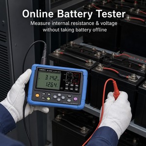 Kit de testeur de batterie HIOKI BT3554-52, mesureur de résistance interne, test en ligne, écran LCD portable pour alimentation de secours UPS et télécommunications - Product Image 5