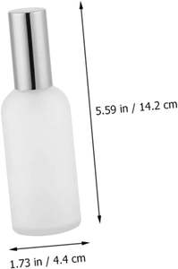 ขวดสเปรย์แก้วฝ้าแบบเปล่า 3.4 ออนซ์ ขวดน้ำหอมแก้ว หัวฉีดน้ำหอมแบบพ่นฝอยละเอียด - Product Image 3
