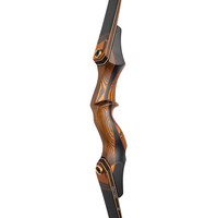 Arc de chasse en bois démontable Actionwood de 60 pouces avec branches en bambou, fabriqué par un fabricant d'articles de tir à l'arc