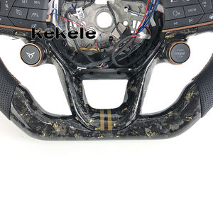 Volante de Fibra de Carbono Personalizado para Seat <span class=keywords><strong>Cupra</strong></span>, Compatible con Tavascan, Terramar, Formentor, VZ, Leon, Ibiza, Ateca, <span class=keywords><strong>Arona</strong></span>, con Pantalla LED - Product Image 3