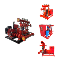 Pompe jockey 1500GPM 10bar personnalisée en usine pompe diesel à grand débit EDJ 75KW 90KW puissance 60Hz fréquence
