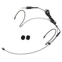 Microphone serre-tête double-oreille de haute qualité pour la scène et les performances vocales