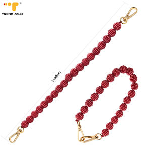 Style coréen <span class=keywords><strong>Xiao</strong></span> Yangmei sangle de téléphone pour les femmes petit fruit pendentif perlé suspendu corde Anti-chute chaîne téléphone portable - Product Image 5