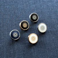 Bouton-pression de luxe 12 mm en alliage de zinc avec logo de marque APEX, personnalisable OEM/ODM pour Thobe, Kandura et Jubba