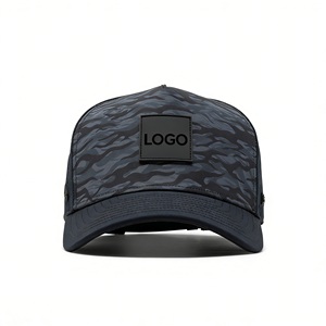 Gorra de Béisbol Personalizada de 5 Paneles con Parche de Goma Impermeable, Camuflaje, Estilo Hip Hop, Secado Rápido, Corte Láser, para Exteriores - Product Image 3