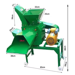 Wheeled Mobile Wet Dry Forage Chaff Cutter Machine Grass Straw Shredder <b>Equipment</b> - Product Image 3