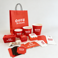 Boîte à clapet personnalisée pour QSR, emballage jetable en aluminium pour hamburgers, frites, poulet, boîte à gable pour restauration rapide