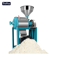 Moulin à farine domestique automatique avec séparateur de son pour blé et maïs 200 kg/h 220 V usage domestique