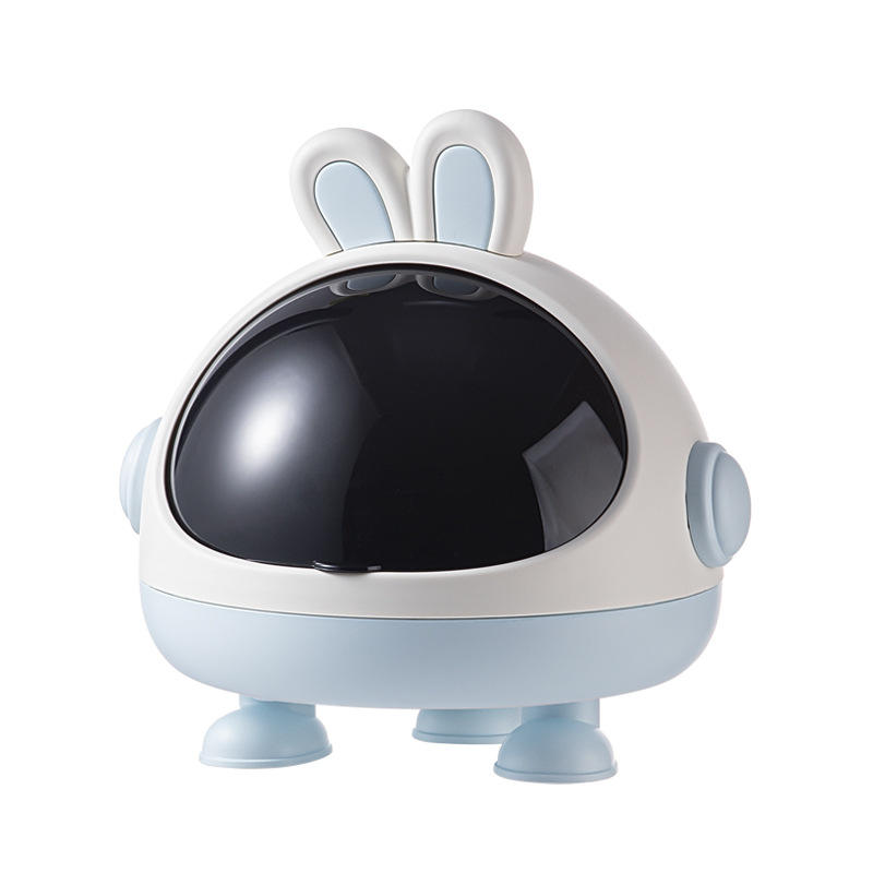 Conejo corriendo azul