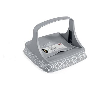 Porte-serviettes (22x22cm) Horizontal TOSCA Grigio 55802 - Product Image 1