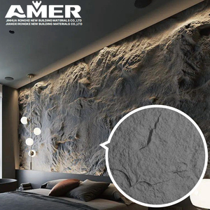 Amer 1200*600mm fabrika fiyat duvar dekoratif Faux işlenmiş taş duvar Pu kaplama paneli dış - Product Image 1