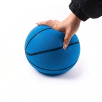 Ballon de basket silencieux en mousse PU haute élasticité, taille 7 (29,5 po), 420 g, pour entraînement en intérieur